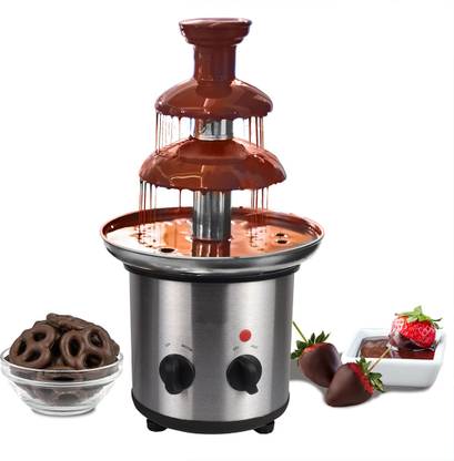Bakeyy Chocolate Fountain and Fondue Fountain Designed to Keep Chocolate Melted Chocolate Fountain Maker