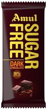 Amul Sugar Free Dark Chocolate 40gm (Pack of 20) Bars