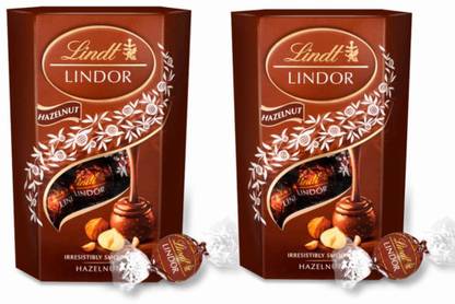 LINDT Lindor Hazelnut Pack Of 2 Truffles