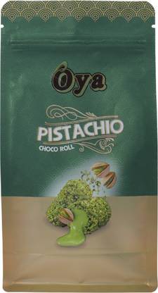 Oya Pistachio Choco Roll 200 Gram | Classic Delicious Wafer Roll Sticks Bites