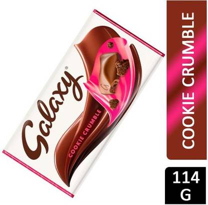 GALAXY Cookie Crumble Smooth Melting Chocolate Bars
