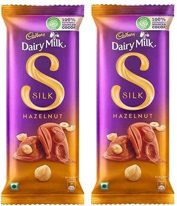 Cadbury Dairy Milk Silk Whole Hazelnut Chocolate Bar Bars