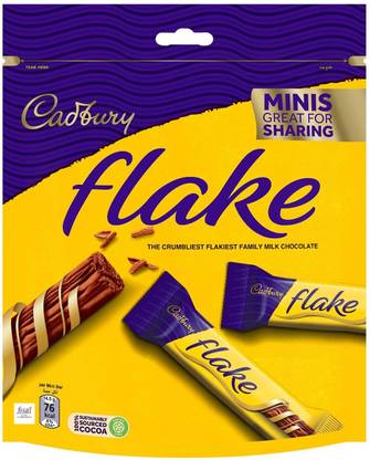 Cadbury Flake Milk Chocolate Lots Of Little Mini's 159.5g (Imported UK) Bars
