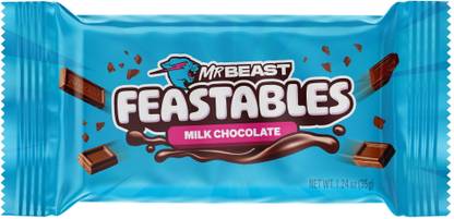 Mr Beast Feastables Milk Chocolate New Pack with Smooth and Creamy Bars