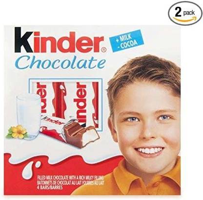 Kinder Milk Chocolate 4 Bar Bars