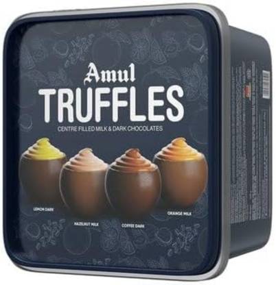 Amul Truffles ( Center Filled With Milk&Dark Chocolate) Bars