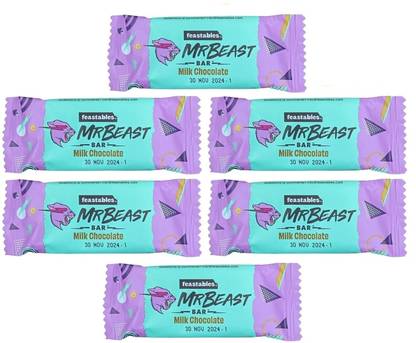 Mr Beast Feastables Delicious Creamy Mini Milk Chocolate Bar Bars