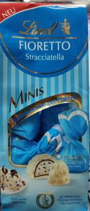 LINDT Fioretto Chocolate Refined Crispy Crunchy Pralines With Milk Cream Filling Bites