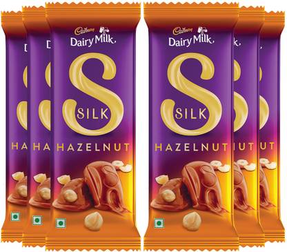 Cadbury Dairy Milk Silk Hazelnut Chocolate Bars