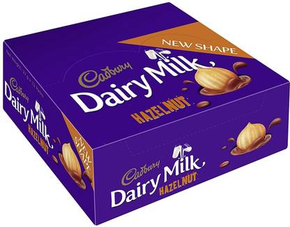 Cadbury Dairy Milk Hazelnut In Milk Chocolate Bars