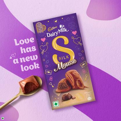 Cadbury DAIRY MILK MOUSSE 116 GM VALENTINE SPL Bars