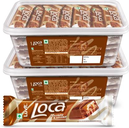 LuvIt Loca Chocolate Caramel with Nougat Bars