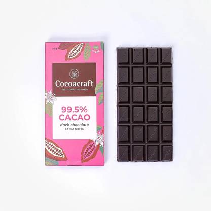 Cocoacraft 99.5% Cocoa Extra Bitter Dark Chocolate Couverture Bars