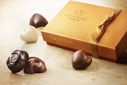 Godiva Belgium Gold Collection Chocolate Assortment 8 Pieces Assorted Chocolates 75g Bites