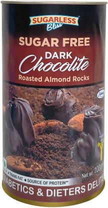 Sugarless Bliss Sugar Free Dark Chocolite- Roasted Almond Bars
