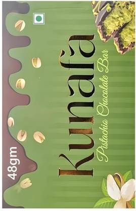 kunafa Chocolate Bar with Pistachio Cream 48g | Bars
