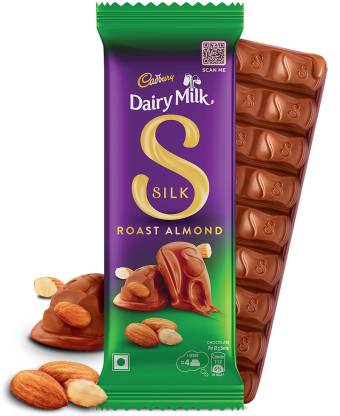 Cadbury Dairy Milk Silk Roast Almond Chocolate Bars