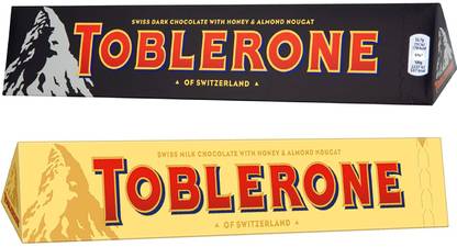 Toblerone COMBO SWISS CHOCOLATE DARK AND MILK Bars