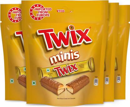 Twix Minis, Cookie Caramel Chocolate Bars