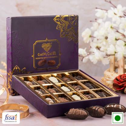 Getmydates Chocolate Dates with Nuts - Premium Arabian Gift Box for any Occasion Bars