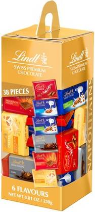 LINDT Swiss Premium Assorted Napolitains Chocolate Bites