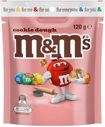 m&m's Cookie Dough Milk Chocolate With Crisp Shell ( Imported ) Bites