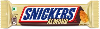 SNICKERS Almonds Filled Chocolate Loaded with Nougat & Caramel Bars