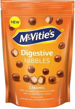 Mcvitie's Digestive Nibbles Caramel Brittles