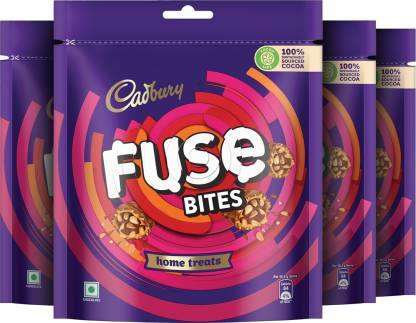 Cadbury Fuse Peanut & Caramel Filled Chocolate Home Treats Bites