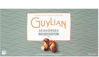 Guylian Original Belgian Chocolate | 32 Chocolate With Hazelnut Praline Filling Bars