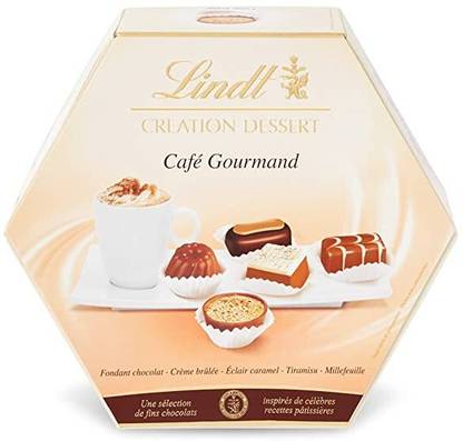LINDT Creation Dessert Chocolate Gift Box, Great for Holiday Gifting Bites