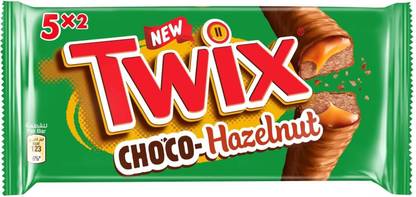 Twix Choco Hazelnut Milk Chocolate Caramel Filling Bars