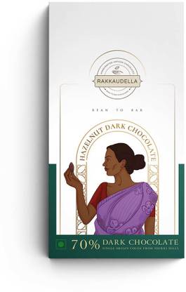 Rakkaudella 70% Hazelnut dark chocolate Bars