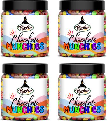 HARIHARKRIDHA Colourful Chocolate Munchies |Chocolate Balls | Gems |Buttons |Truffles Crackles Bites