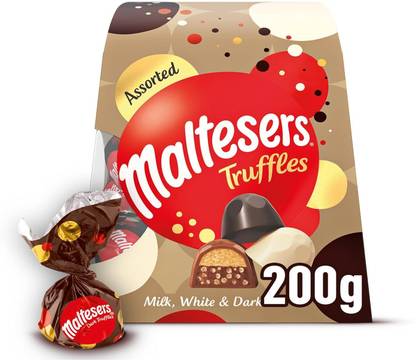 Maltesers Assorted Truffles White, Dark & Milk Smooth And Delicious Chocolate Imported Truffles