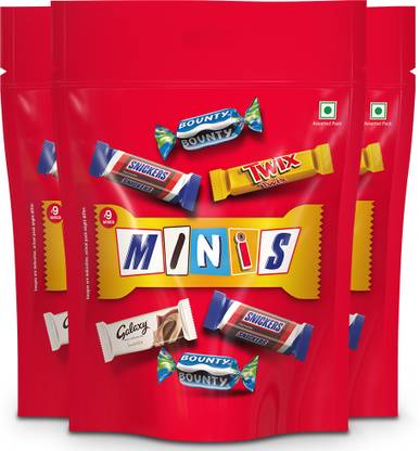 SNICKERS Best of Minis Assorted Chocolates Mini Pack Bars