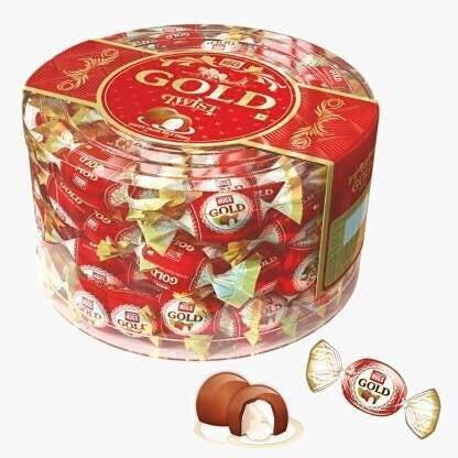 HUGS Gold Twist Milk Chocolate | Chocolate Gift Hamper (36 pcs in a jar) Truffles