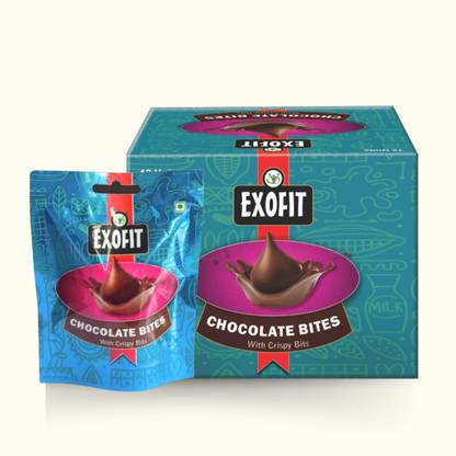 EXOFIT Chocolate Bite Piece Bites