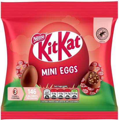 Nestle Kitkat Mini Eggs | Small Chocolate Eggs with Milk Chocolate | Bites