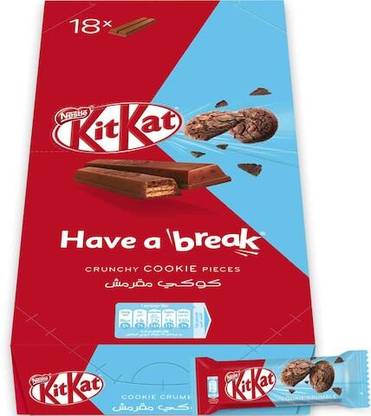 NESTLE KitKat Cookie Crumble Chocolate - Delight in every bite Bars