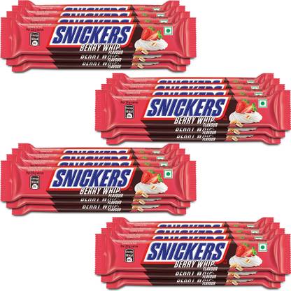 SNICKERS Berry Whip Flavour Chocolate Loaded with Peanuts, Nougat & Caramel Bars