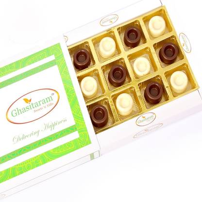 Ghasitaram Gifts Mini Donuts Chocolate Box (12 pcs) Bars
