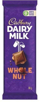 Cadbury Dairy Milk Whole Nut | Milk Chocolate Bars
