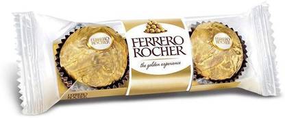 FERRERO ROCHER T3 CHOCOLATES IMPORTED 37.5GMS Fudges