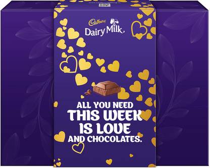 Cadbury Dairy Milk Chocolate Gift Box, Perfect for Anniversaries and Birthdays, Bars