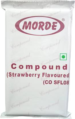 Morde Strawberry Chocolate Compound Slab -500g Bars