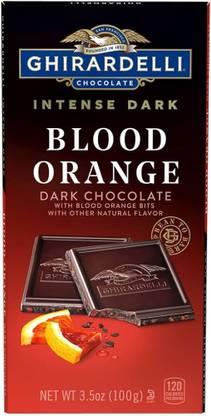 Ghirardelli Chocolate Blood Orange Intense Dark Chocolate Bits Bars