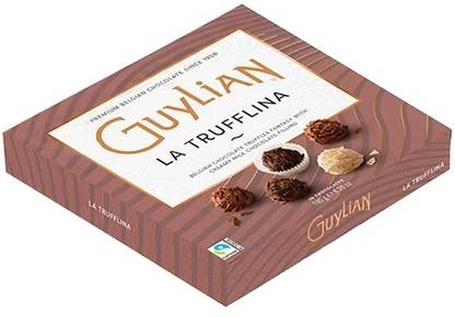Guylian Premium Belgian Chocolate La Truffles Fantasy With Cremy Brittles