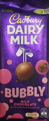 Cadbury DAIRY MILK BUBBLY IMPORTED MILK CHOCOLATE BAR MADE IN AUSTRALIA Bars