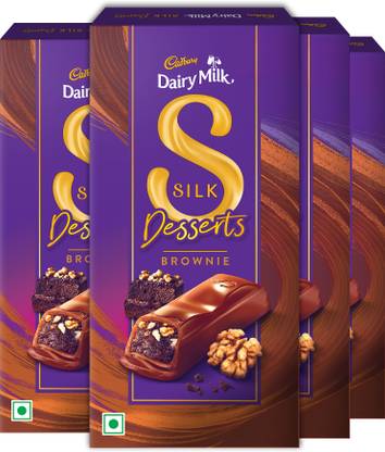 Cadbury Dairy Milk Silk Desserts Brownie Chocolate Bars